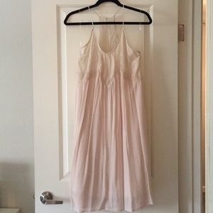 Blush baby doll dress